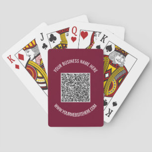 Votre modèle de cartes à jouer avec texte personna