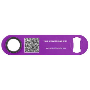 Votre modèle de code QR et barre de texte personna