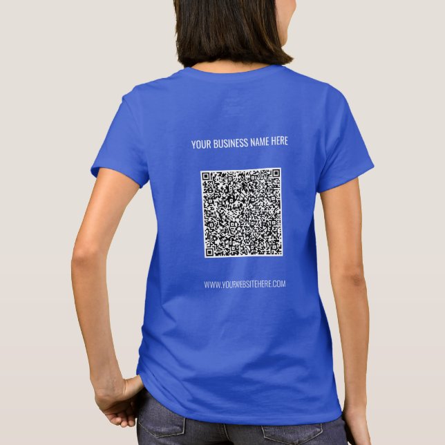 Votre Modèle T-Shirt d'entreprise de texte personn (Dos)