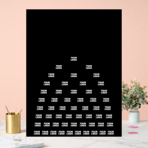 Votre Motif d'arche unique Logo Noir (modifiable