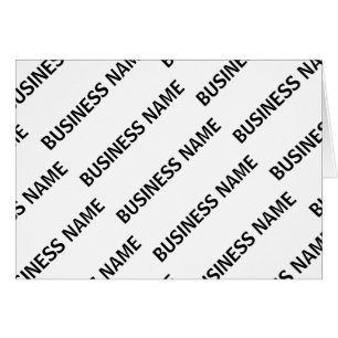 Votre Motif de nom d'entreprise   Noir et blanc