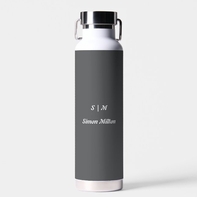 Votre nom Bouteille d'eau - Chic cadeau personnali (Avant)