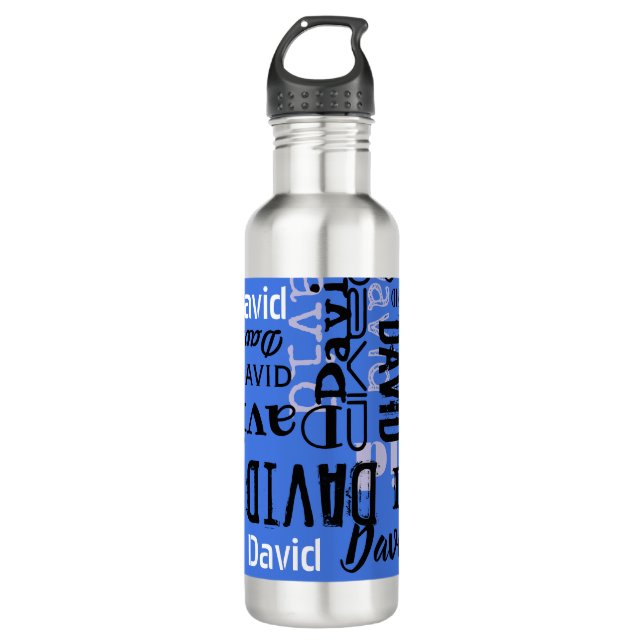 Votre NOM Bouteille d'eau personnalisable Vaissell (Devant)