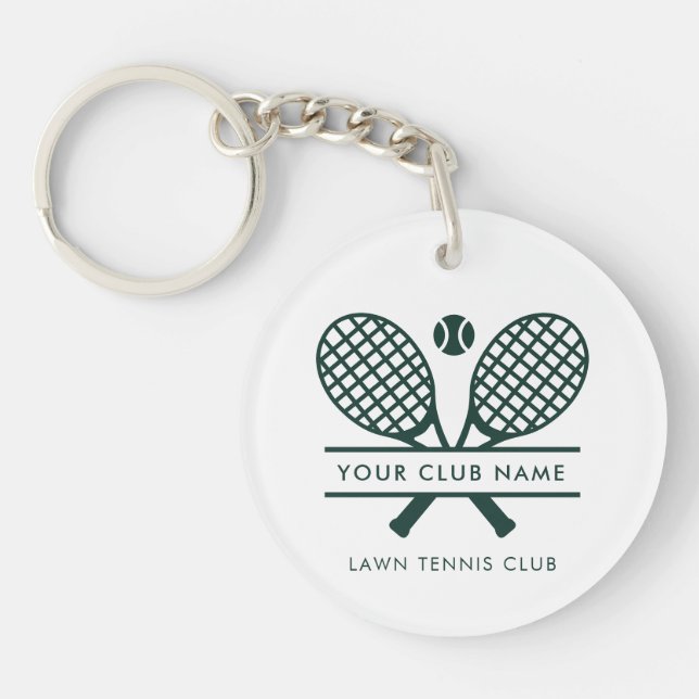 Votre nom de club de tennis Membre Swag Green Team (Devant)