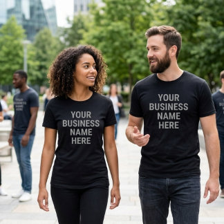 Votre nom d'entreprise ici T-Shirt personnalisé po