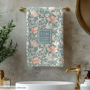 Votre nom Morris Inspirée Serviette de bain