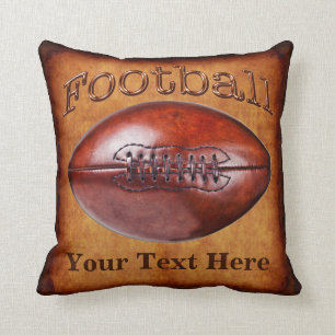 VOTRE NOM, NUMÉROTENT le coussin du football
