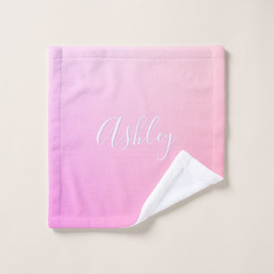 Votre nom ou mot Pink Ombre Gradation