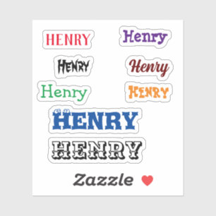 Votre nom Stickers Top Lap Personnalisé Multicolor