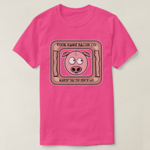 (VOTRE NOM) T-shirt personnalisable de Bacon