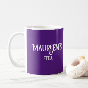 Votre nom Tea pourpre ou Mug de café