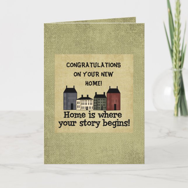 Votre nouvelle carte à la maison (Devant)