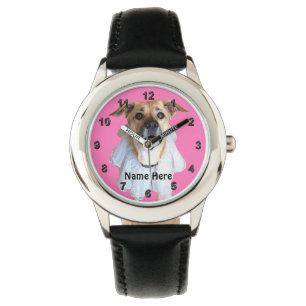 Votre photo et montres personnalisées par nom pou