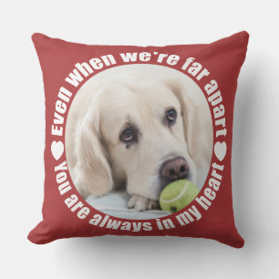 VOTRE PHOTO Far Apart Love Jeter des oreillers