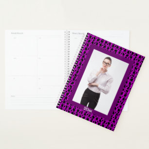 Votre photo Magenta Knit avec date