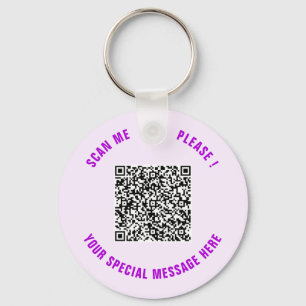 Votre porte-clés code QR drôle personnalisé avec t