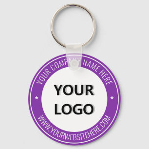 Votre porte-clés d'entreprise avec logo et texte d