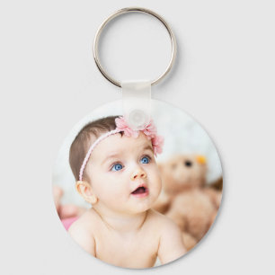 Votre porte-clés personnalisé avec 2 photos d'enfa