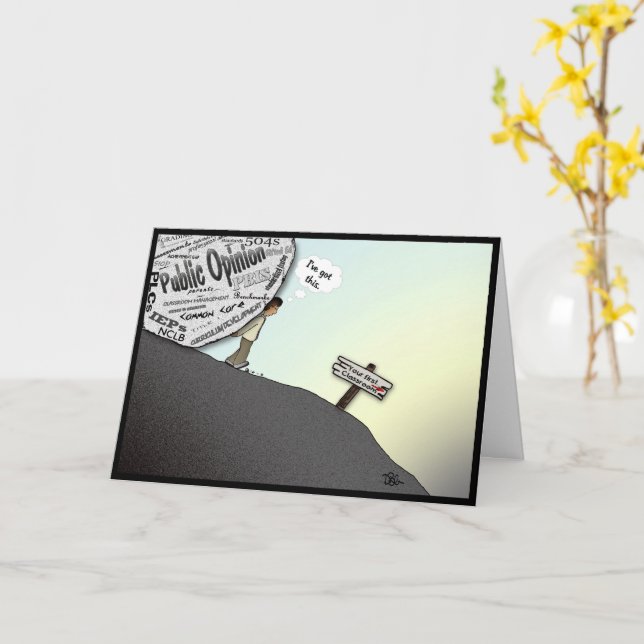 Votre première carte de voeux pliée en classe (Fleur jaune)
