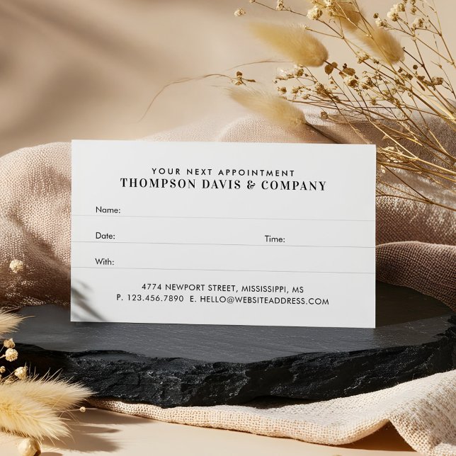 Votre prochain rendez-vous Marque professionnelle  (Your Next Appointment Modern Professional Brand)