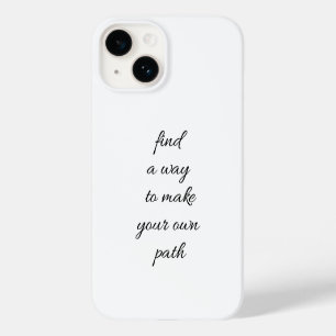Votre propre coque iphone de chemin