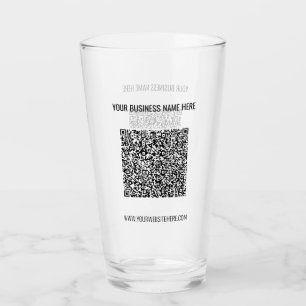 Votre QR Code Info Texte commercial Verre promotio