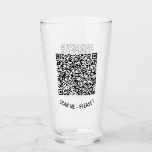 Votre QR Code Info Texte Verre promotionnel modern