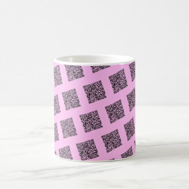 Votre QR Code Scan Info Funny Mug Cadeau Couleur p (Centre)