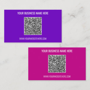 Votre QR Code Scan Info Name Site Web Carte de vis