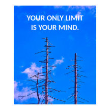 Votre Seule Limite Est Votre Poster Motivationnel 