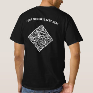 Votre T-Shirt de numérisation de code QR Texte per