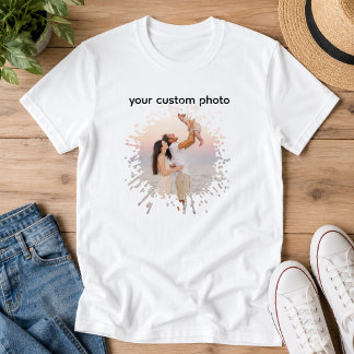 Votre T-Shirt Personnalisé avec Photo de Famille