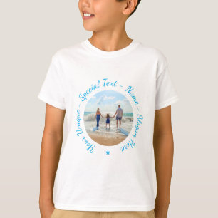 Votre T-shirt photo personnalisé avec texte person