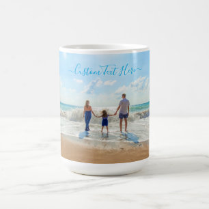 Votre tasse de café photo avec texte personnalisé