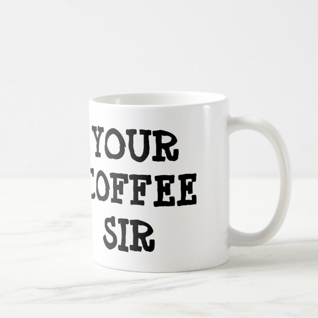 VOTRE tasse de MONSIEUR café de CAFÉ (Droite)