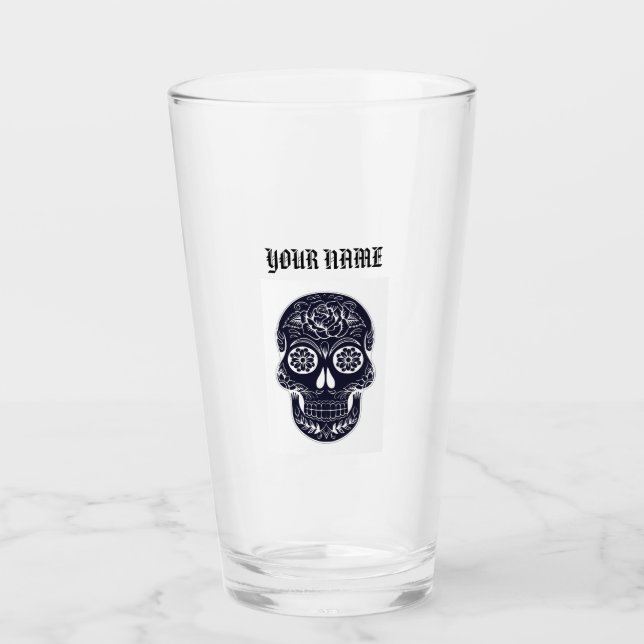 VOTRE VERRE NOMMÉ DE PINTE DE CRÂNE DE SUCRE (Devant)