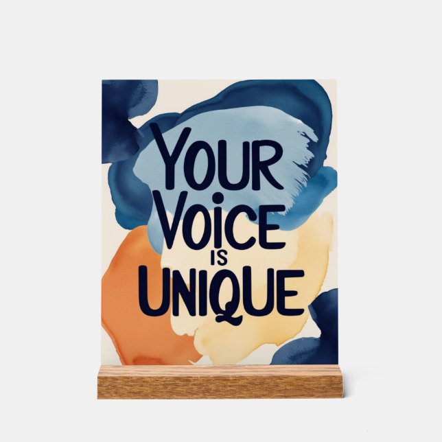 Votre voix est unique (Recto)