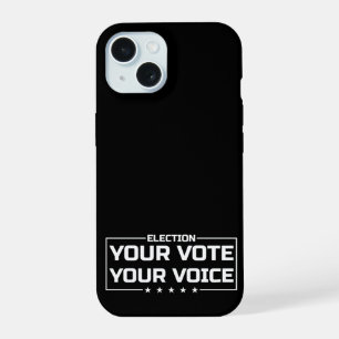 Votre vote Votre police blanche de voix