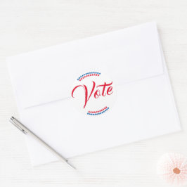 Votum 2024 Amerikanische Präsidentschaftswahl Patr Runder Aufkleber