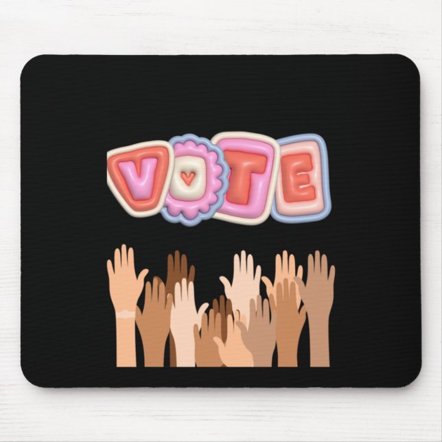 Votum-Aufkleber Mousepad (Vorne)