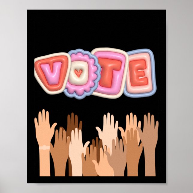 Votum-Aufkleber Poster (Vorne)