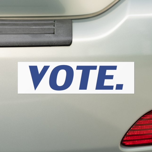 Votum blau weiß - Autoaufkleber (Auf Auto)