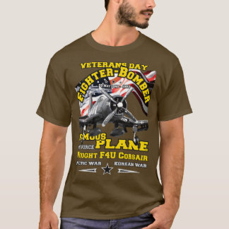 Vought F4U Corsair Kampfflugzeug ww2 T-Shirt