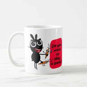 Voulez-vous jouer à un jeu ? Bunny Mug