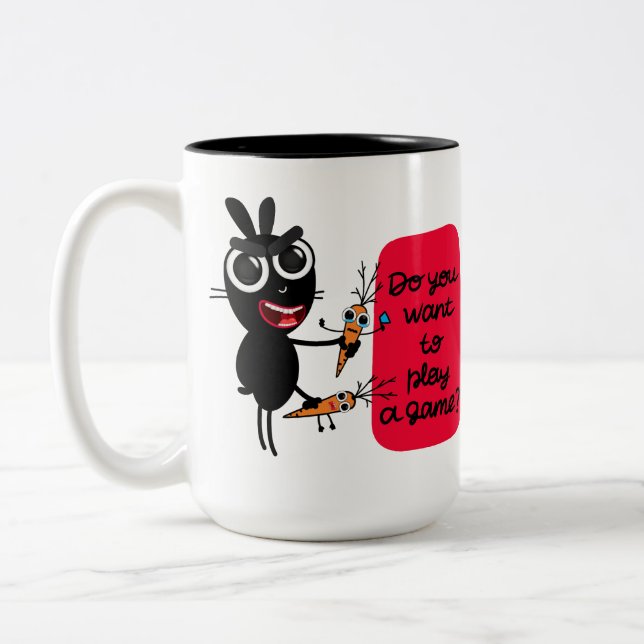Voulez-vous jouer à un jeu ? Bunny Mug (Gauche)