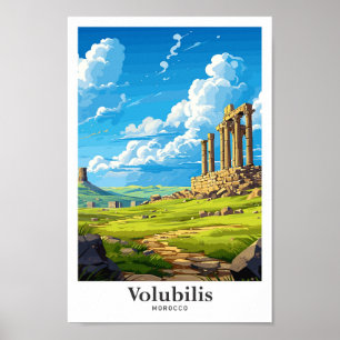 Voulubilis Marokko Kunst, Dichtung und Musik Poster