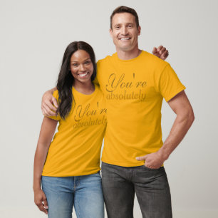 Vour own Texte, Redewendungen und Weisheiten T-Shirt
