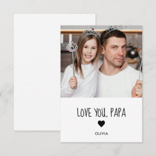 Vous aimez Papa Carte photo