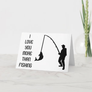 VOUS AIMEZ ***PLUS QUE LA PÊCHE*** CARTE D'ANNIVER