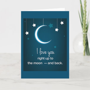 VOUS AIMEZ * SUR LA LUNE ET EN ARRIÈRE* CARTE ANNI
